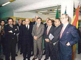 Encuentro de RODRÍGUEZ IBARRA, Juan Carlos con GOMES CRAVINHO, João Cardona, GALINHA BERRATO, Joã...