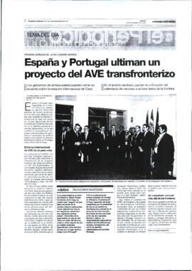 Artículo de prensa realizado por ÁLVAREZ AMARO, Javier y MARTÍNEZ ROMASANTA, Ascensión con titula...
