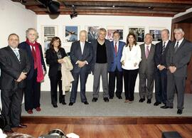 Encuentro de RODRÍGUEZ IBARRA, Juan Carlos junto con SOARES, Mário, GONZÁLEZ MÁRQUEZ, Felipe, SAP...