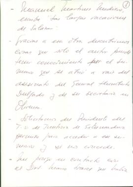 Nota de RODRÍGUEZ IBARRA, Juan Carlos, para su intervención en el acto de entrega del Sumario de ...