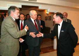 Encuentro de RODRÍGUEZ IBARRA, Juan Carlos con SOARES, Mário.