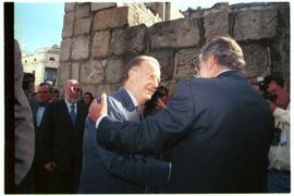 Saludo de RODRÍGUEZ IBARRA, Juan Carlos a BRANCO SAMPAIO, Jorge Fernando