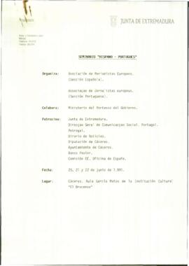 Programa cronológico de la Secretaría Particular del Presidente para RODRÍGUEZ IBARRA, Juan Carlo...