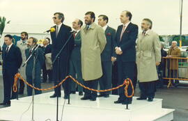 Recepción de las autoridades españolas.