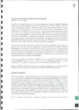 Informe "VI Edición de Ágora El Debate Peninsular", realizado por el Gabinete de Inicia...