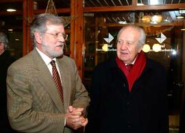 Encuentro de RODRÍGUEZ IBARRA, Juan Carlos con SOARES, Mário.