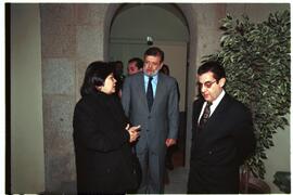 Encuentro de RODRÍGUEZ IBARRA, Juan Carlos con MARTINS DA CRUZ, Antonio.