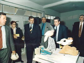 Encuentro de RODRÍGUEZ IBARRA, Juan Carlos junto a SÁNCHEZ AMOR, Ignacio, D'OLIVEIRA, José Ernest...