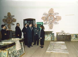 Encuentro de RODRÍGUEZ IBARRA, Juan Carlos con FINO, Elsa, TRANSMONTANO DE OLIVEIRA MIGUENS, Joao...