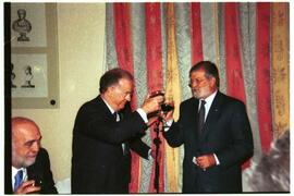 Retrato de RODRÍGUEZ IBARRA, Juan Carlos y BRANCO SAMPAIO, Jorge Fernando.